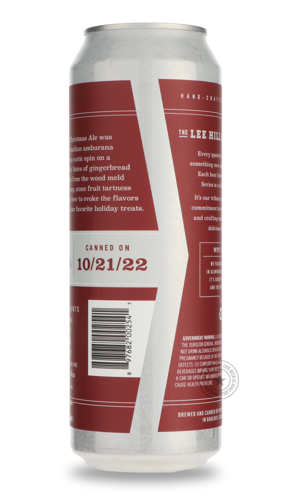 Lee Hill Vol. 34 Amburana Wild Christmas Ale - Image 3