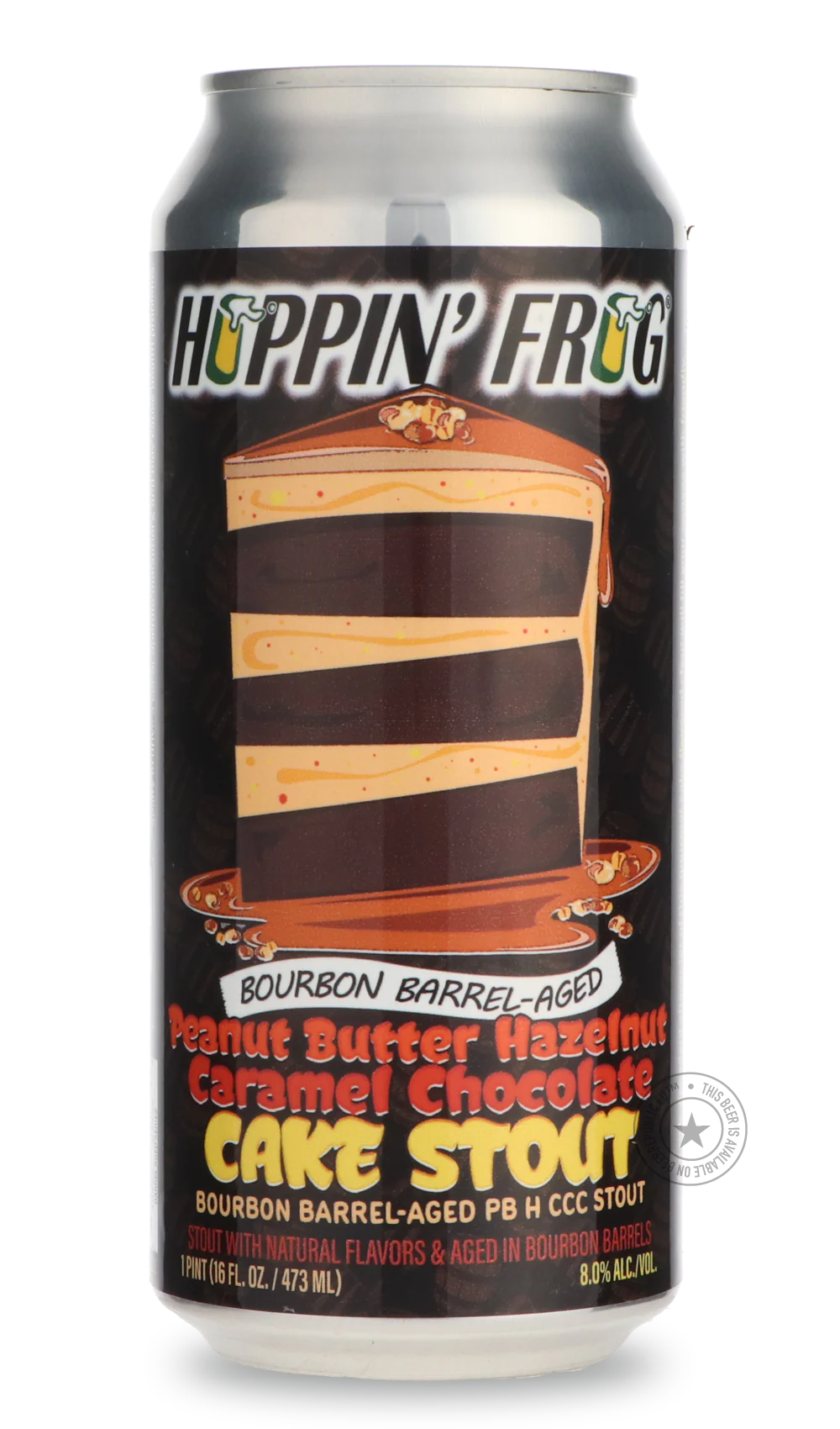 Bourbon Barrel-Aged Peanut Butter Hazelnut Caramel Chocolate Cake Stout