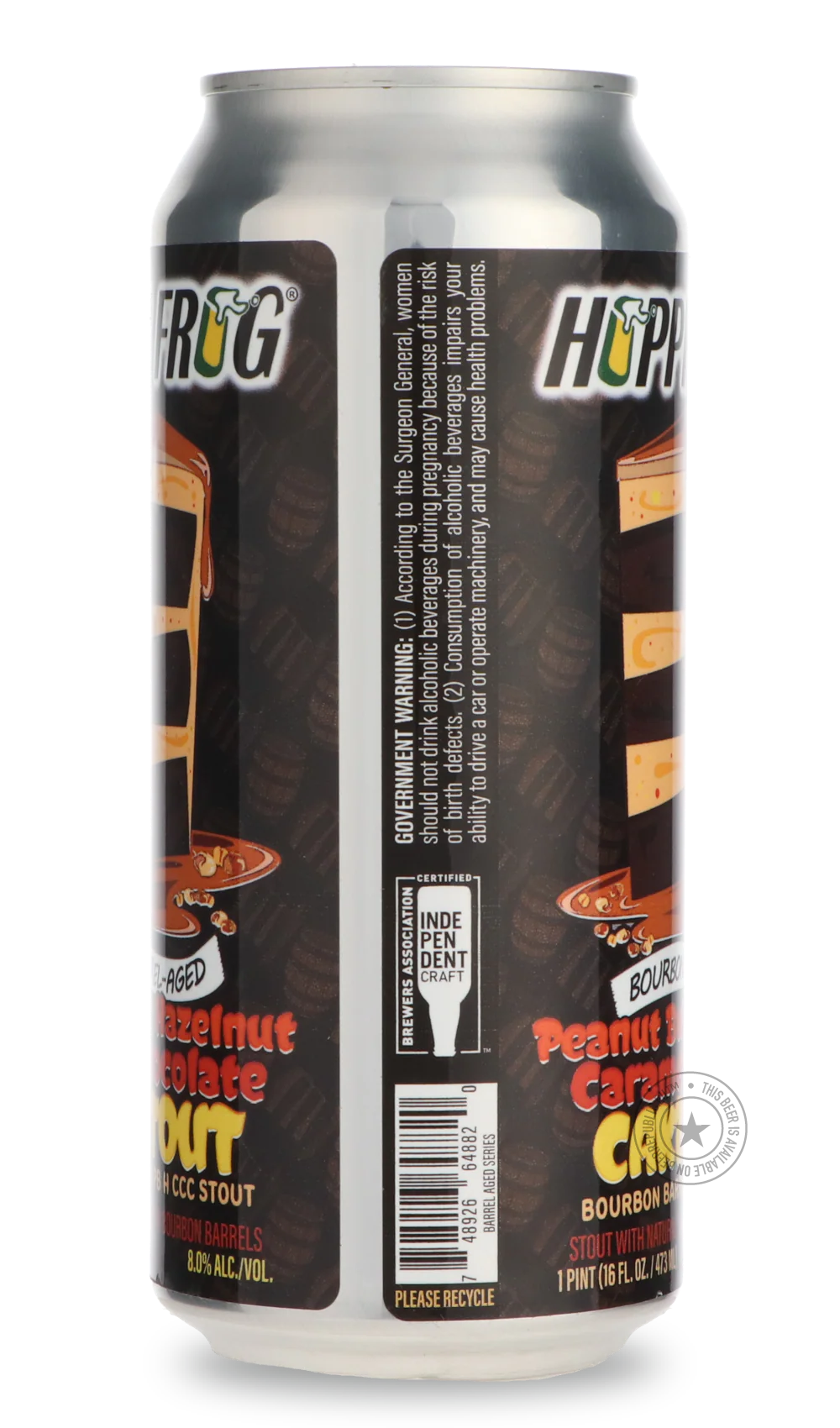 Bourbon Barrel-Aged Peanut Butter Hazelnut Caramel Chocolate Cake Stout - Image 4