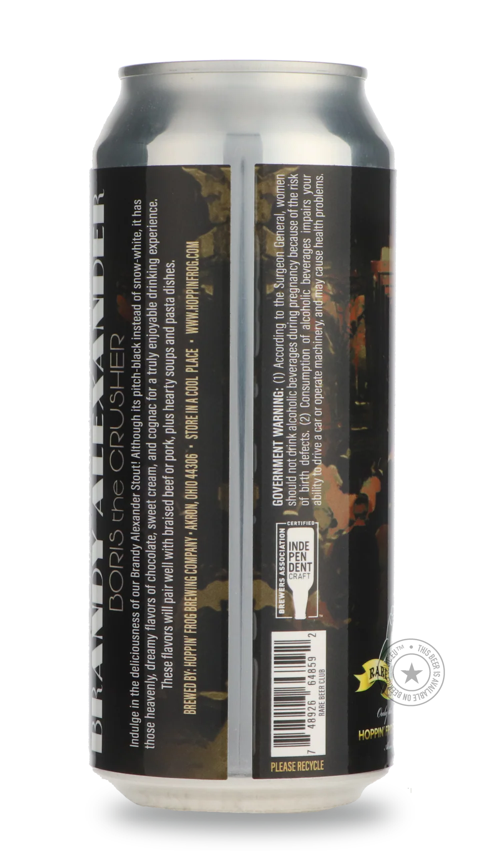 Cognac Barrel-Aged Brandy Alexander BORIS the Crusher - Image 3