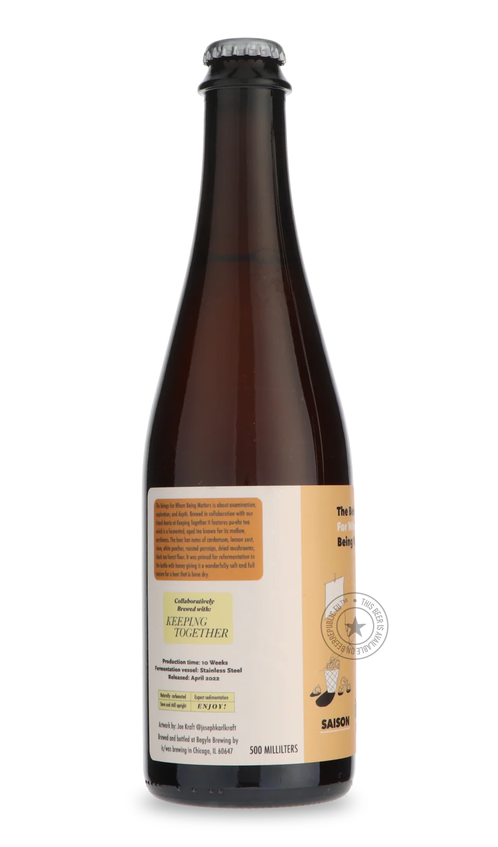The Beings For Whom Being Matters - Bottle Conditioned With Keeping Together's Mixed Culture - Image 4